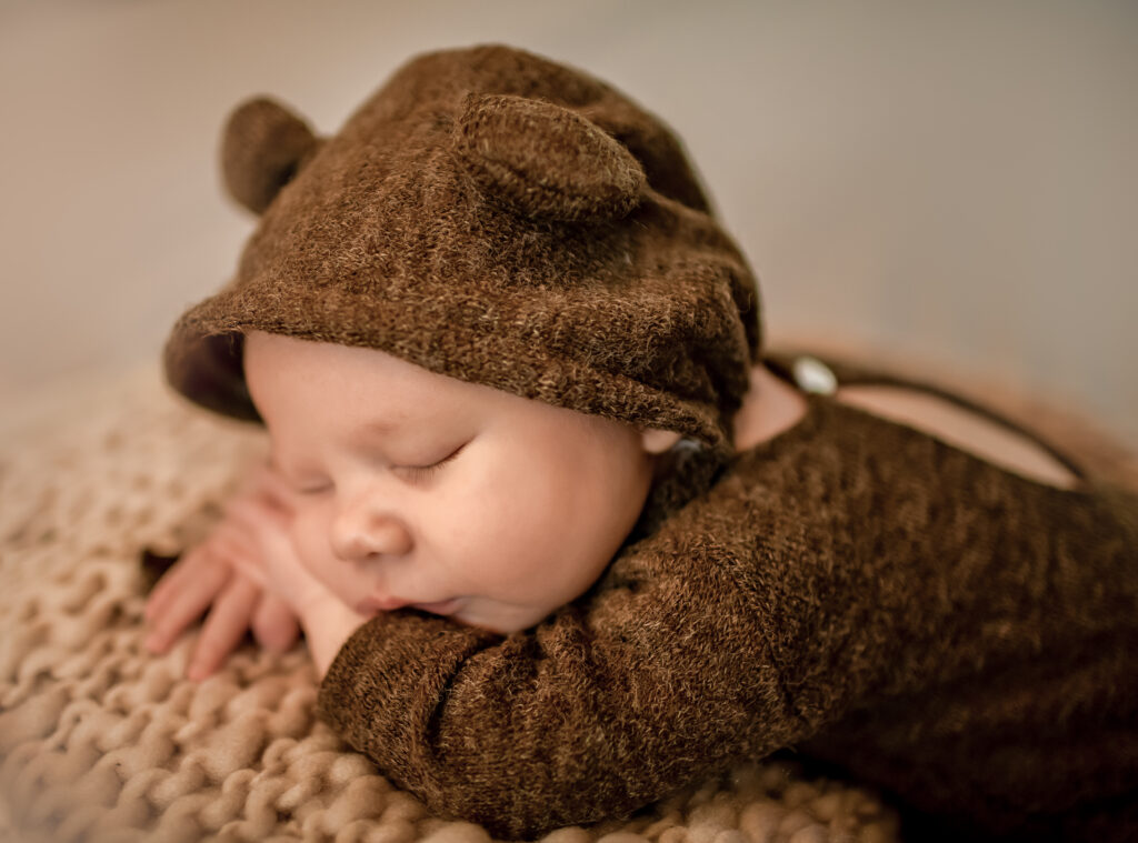 In home newborn photography